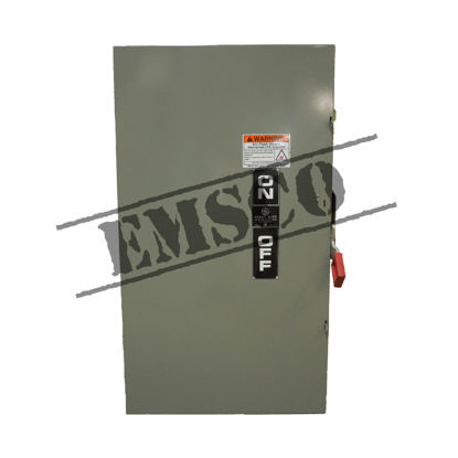 Picture of GE 400 Amp 600 Volt Fusible Safety Switch R&G