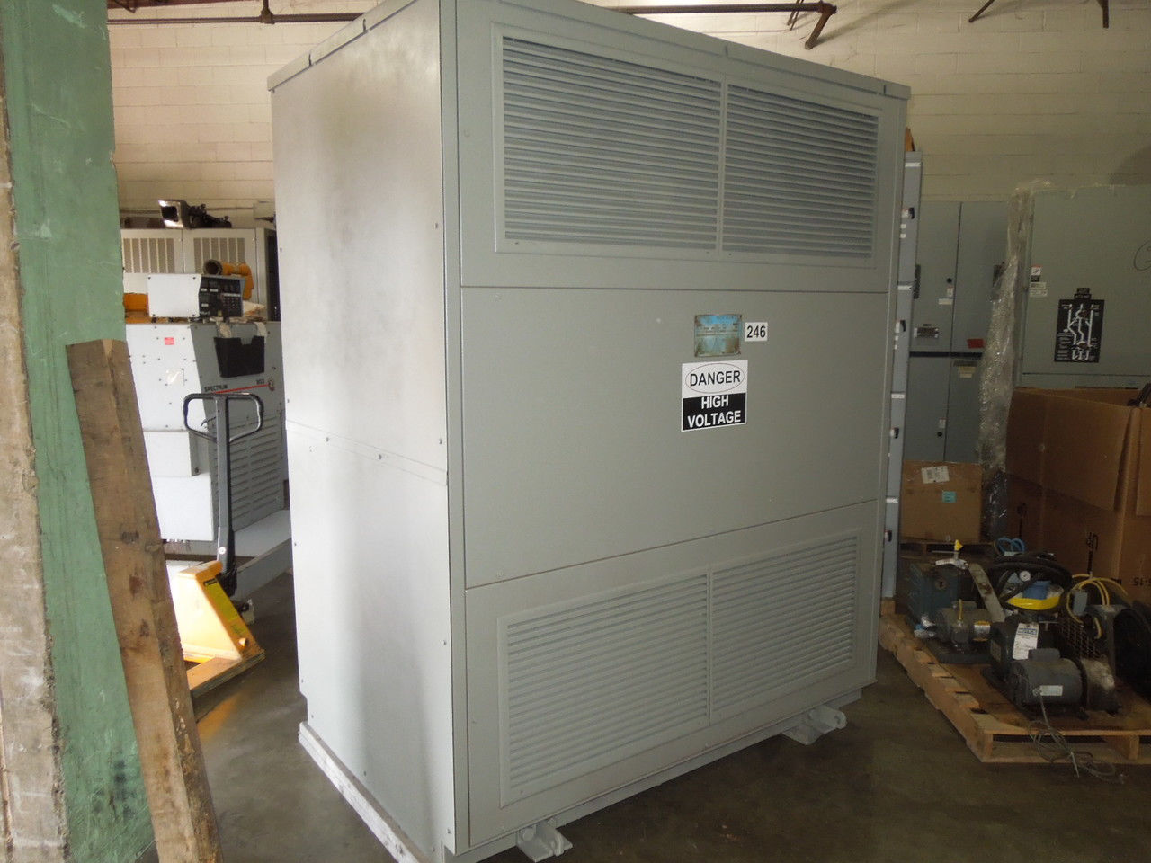 Picture of Tech-Tran Medium Voltage Dry Type Transformer | 1000 KVA 2520-2400 Volt | 3 Phase NEMA 3R R&G