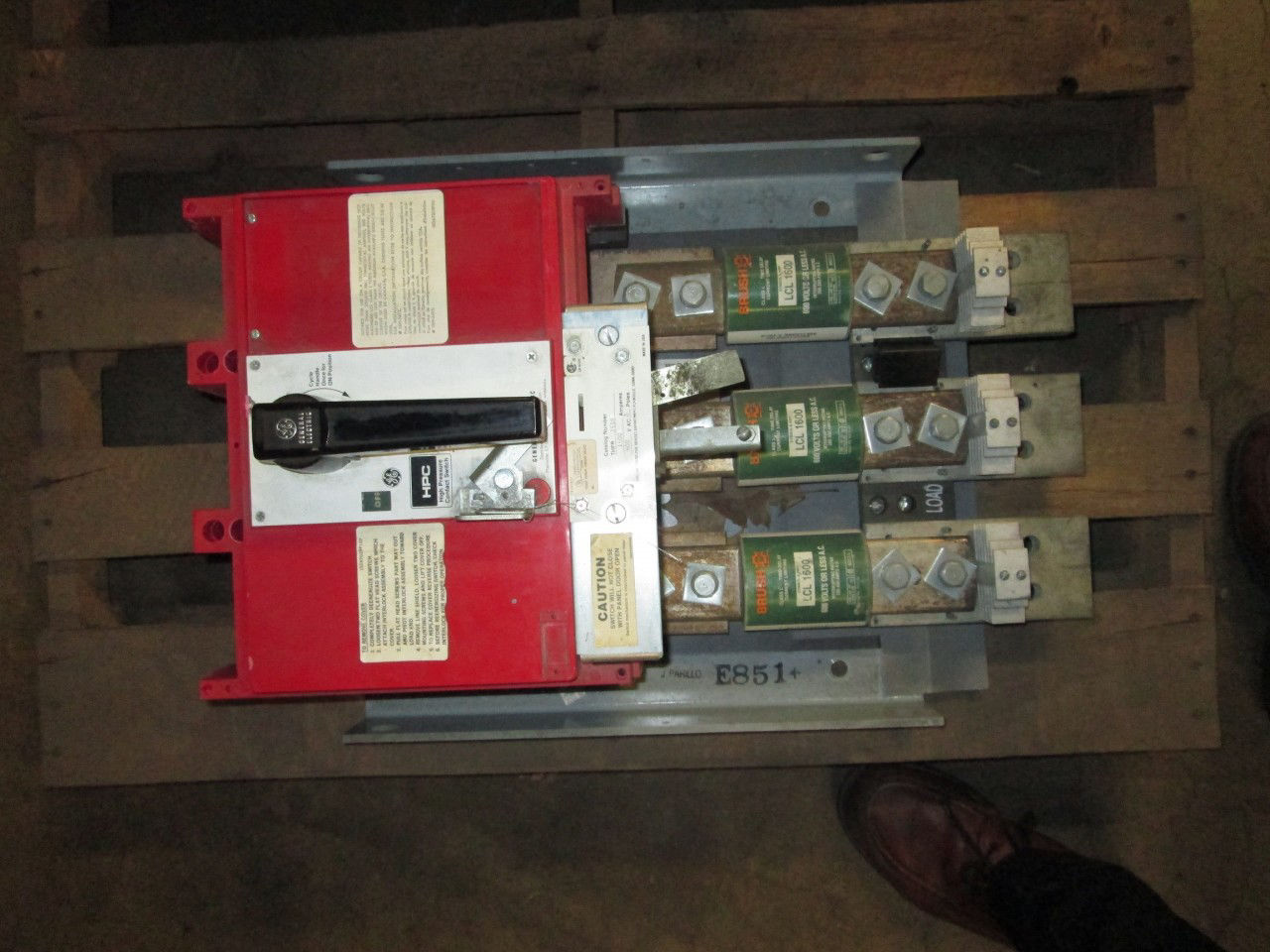Picture of THPR3616 General Electric 1600 Amp 600 Volt HPC Switch