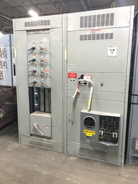 Picture of ITE/Siemens 2000 Amp 480Y/277 Volt Pringle CBC-2033-B Main Fusible Panel w/ GFI NEMA 1 R&G