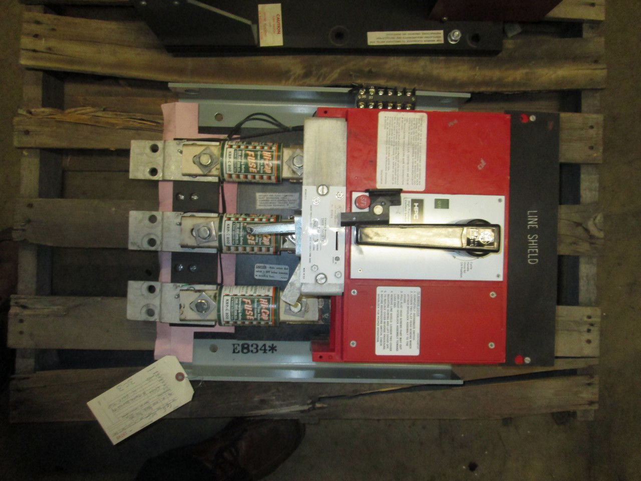 Picture of THPR3608ET1 General Electric 800 Amp 600 Volt HPC Switch W/ST