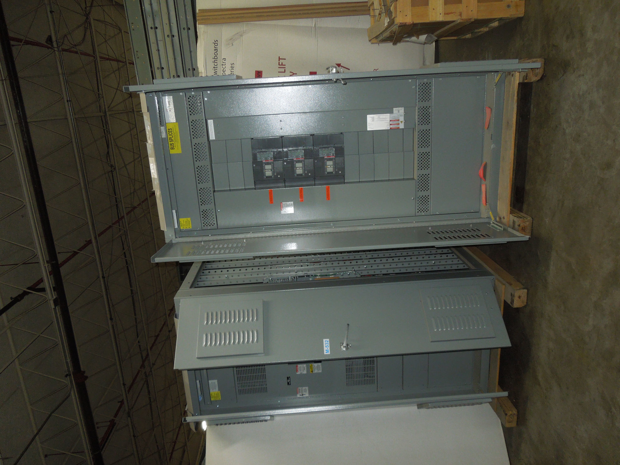 Picture of General Electric Power Break II Switchboard SSD40G440 | 4000 Amp Main Breaker | 480Y/277V 3-Phase 4-Wire | NEMA 3R New Surplus