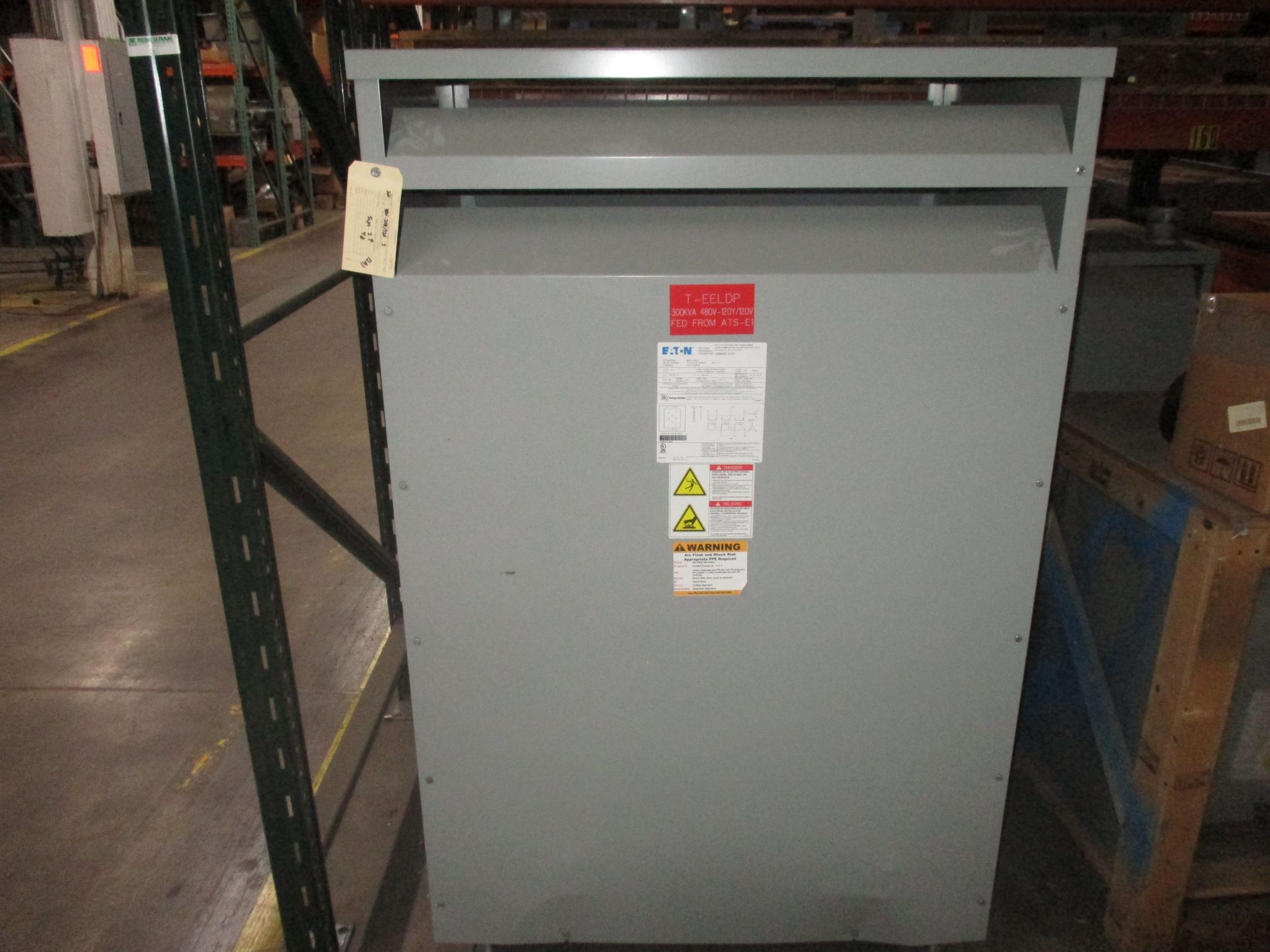 Picture of Eaton 300 KVA 480-208Y/120 Volt 3 Phase Low Voltage Dry Type Transformer R&G