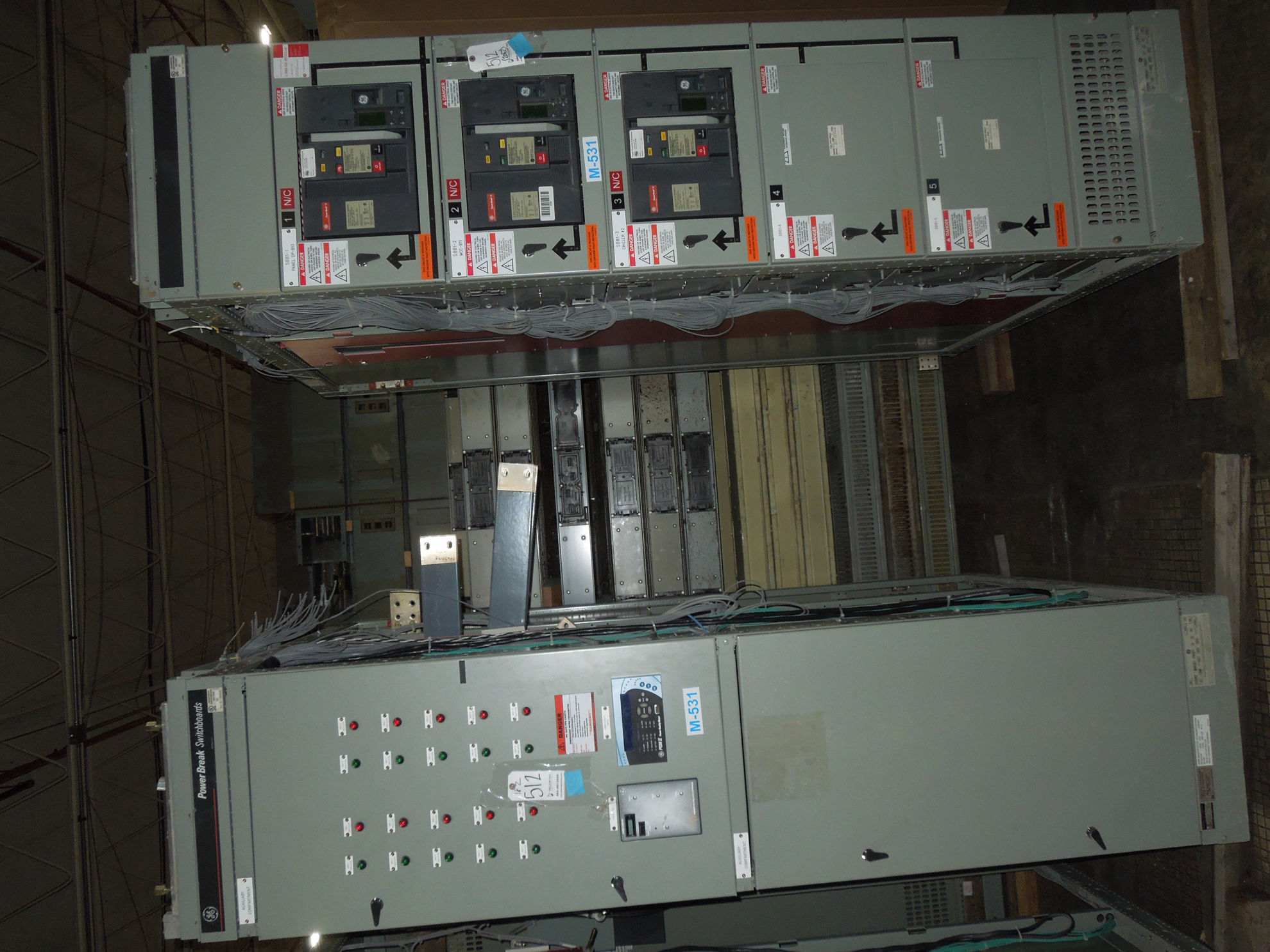 Picture of GE Power Break II Switchboard 4000 Amp MLO 480Y/277 Volt 3PH 4W NEMA 1 R&G