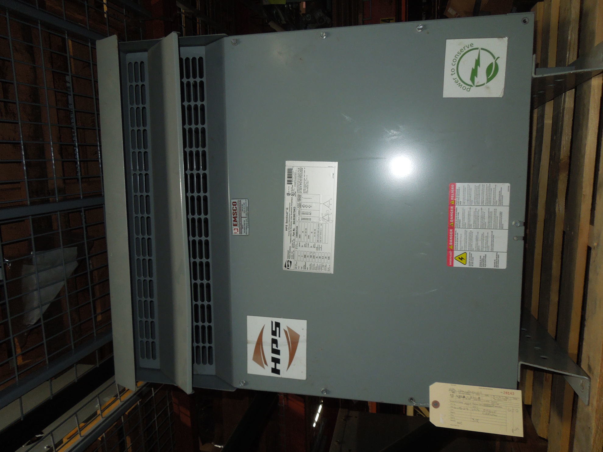 Picture of HPS 75 KVA 480-240 Volt 3 Phase Low Voltage Dry Type Transformer R&G