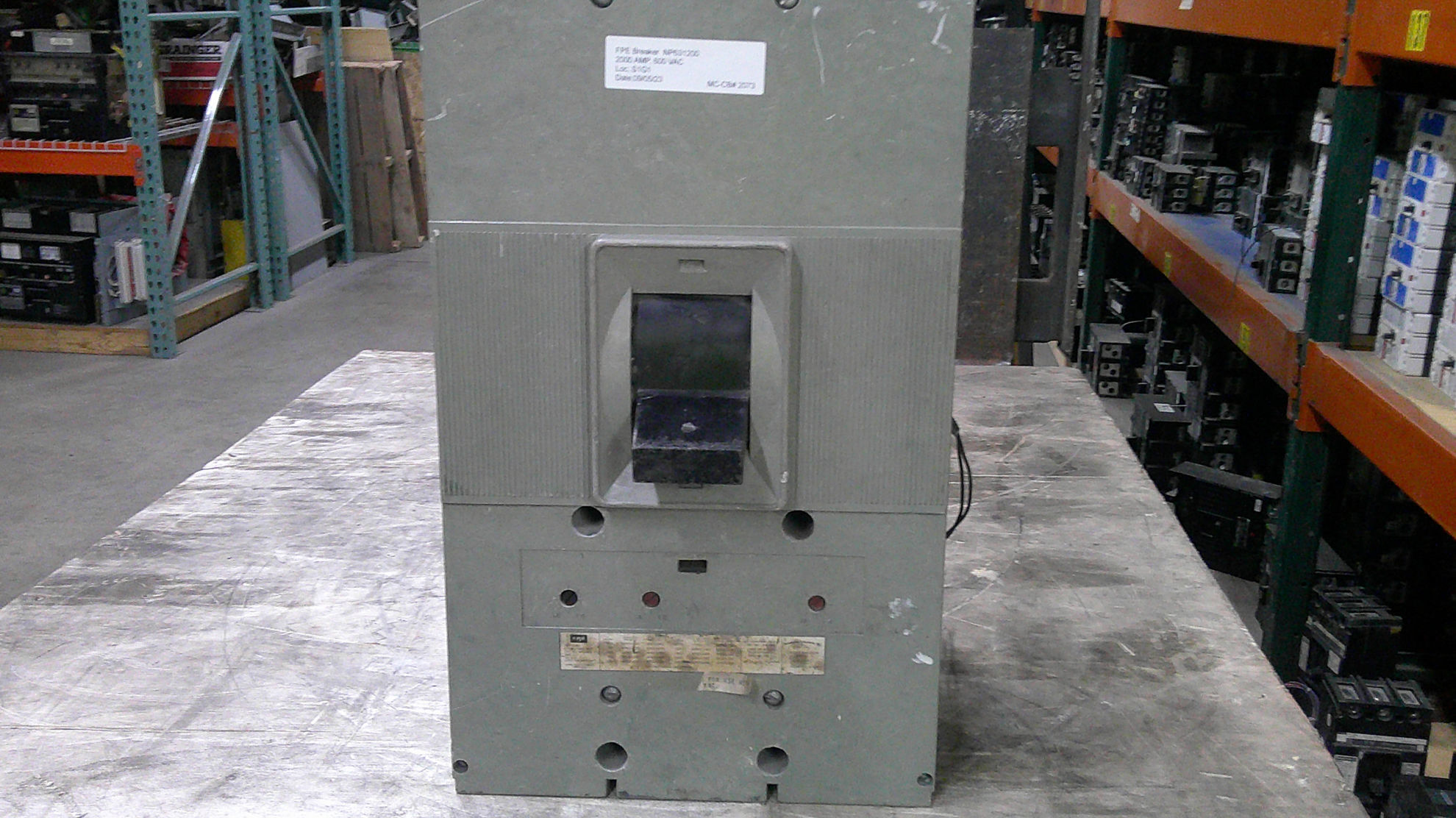 Picture of FPE NP631200 Circuit Breaker 2000 Amp 600 Volt AC M/O F/M