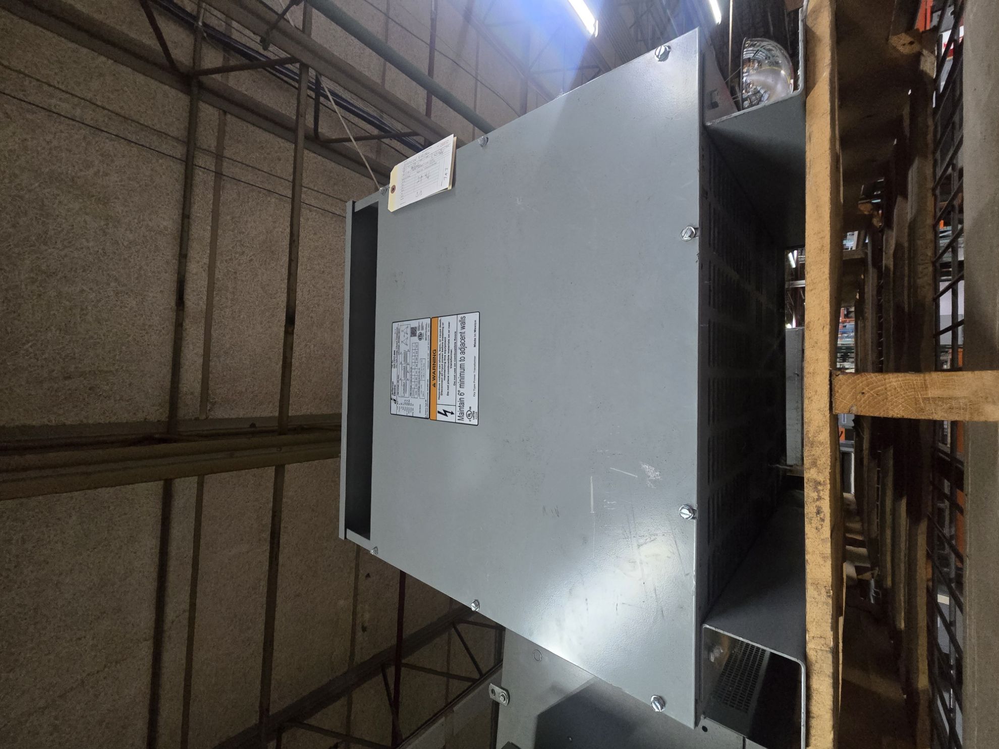 Picture of Jefferson Low Voltage Dry Type Transformer | 45 KVA 480-240/120 Volt | 3 Phase NEMA 1 R&G