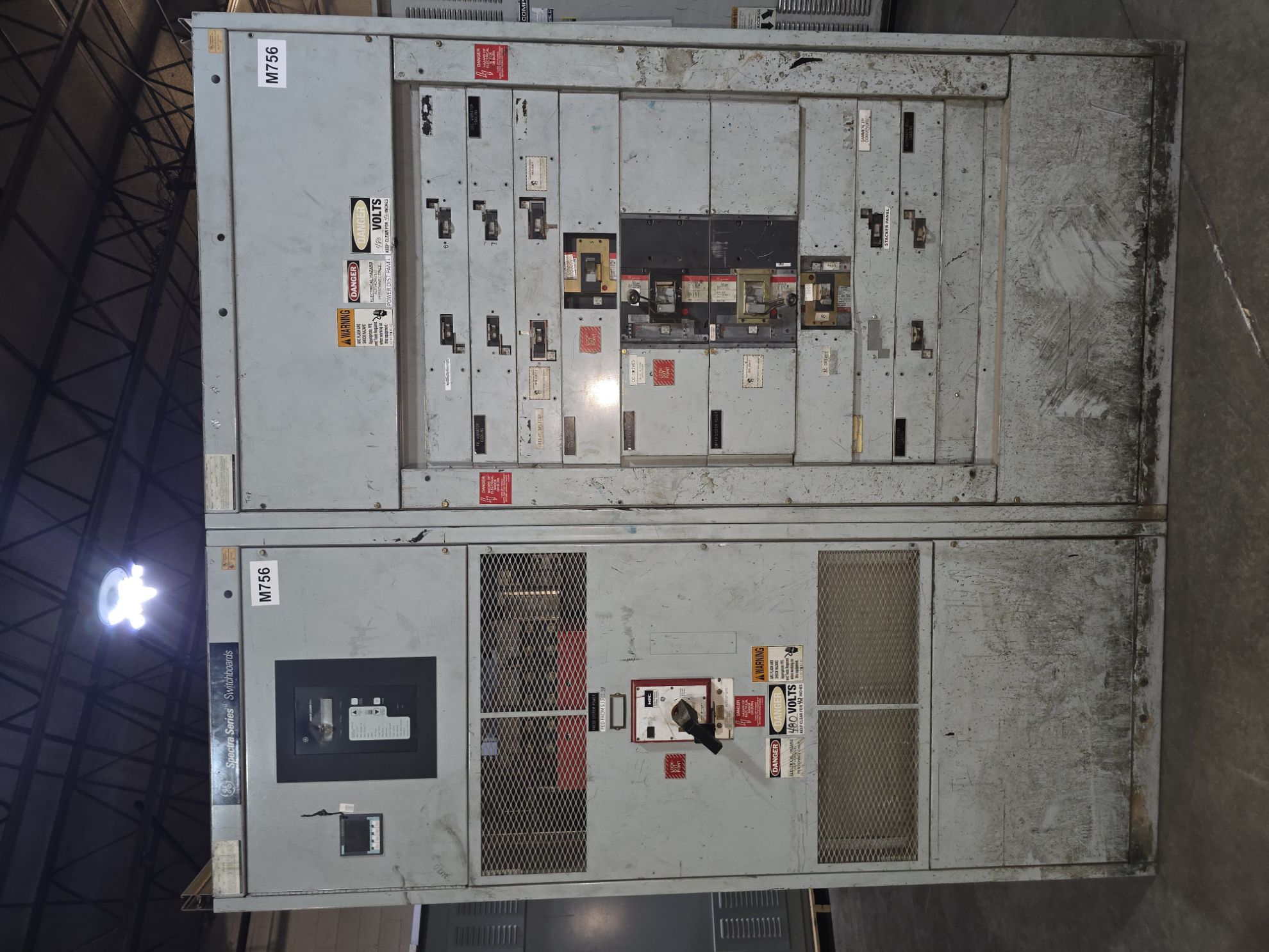Picture of General Electric Spectra Series Switchboard THPC3625ET1 | 2500 Amp Fusible Main | 480V 3-Phase 3-Wire | NEMA 1 R&G