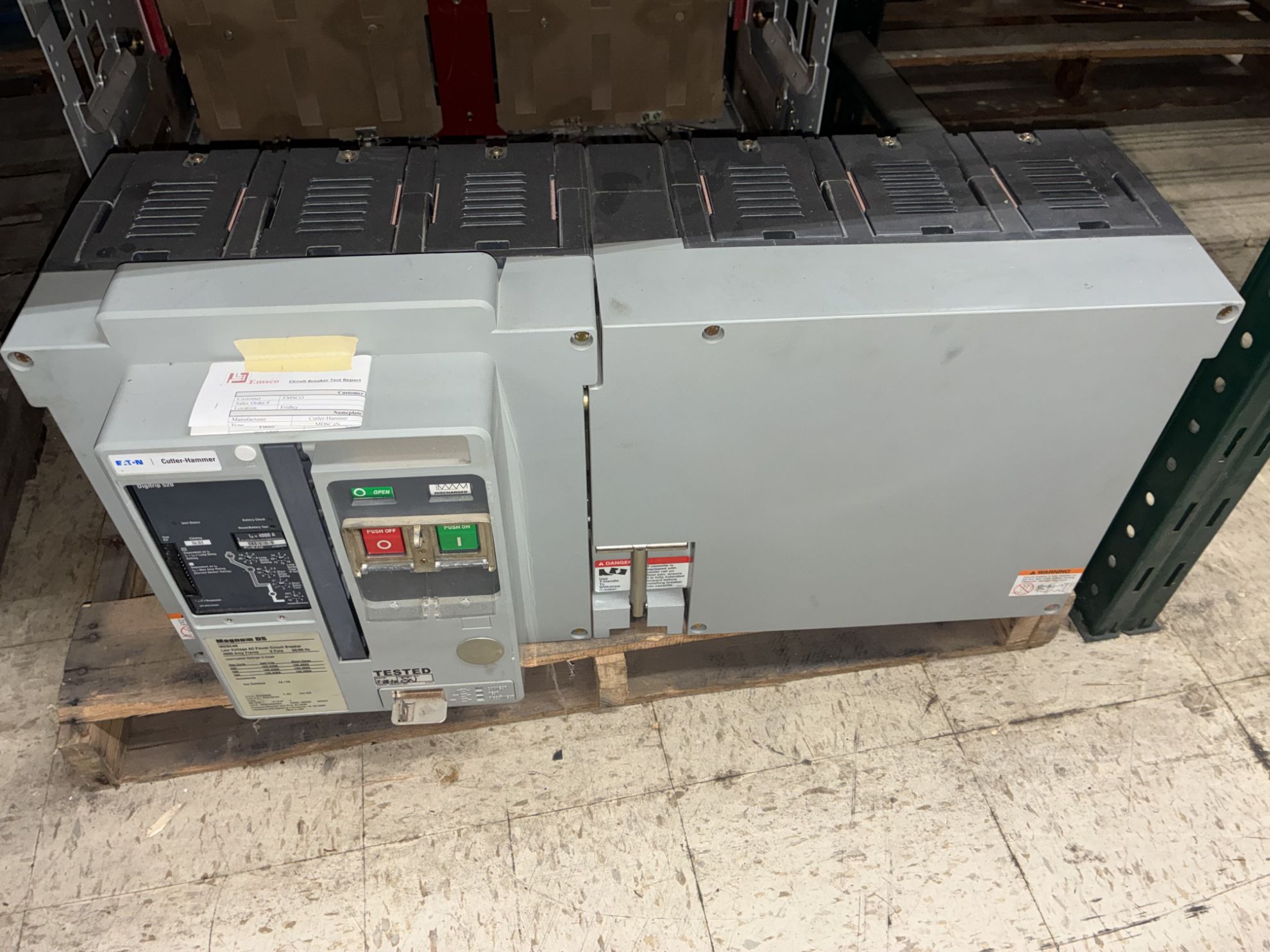 Picture of Eaton/ Cutler-Hammer Magnum MDSC4N Circuit Breaker 4000 Amp 600 Volt AC M/O D/O
